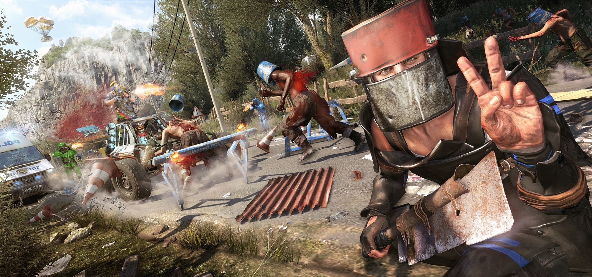 Surviving in the wild is one thing. Surviving zombies in the wild is another.